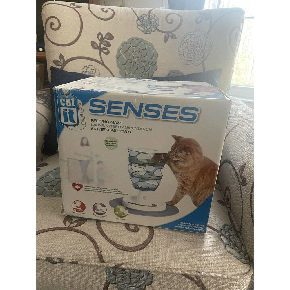 Cat Senses Food Maze Treat Food Cat Toy Pet Interactive Toys Cats Feeder Playset